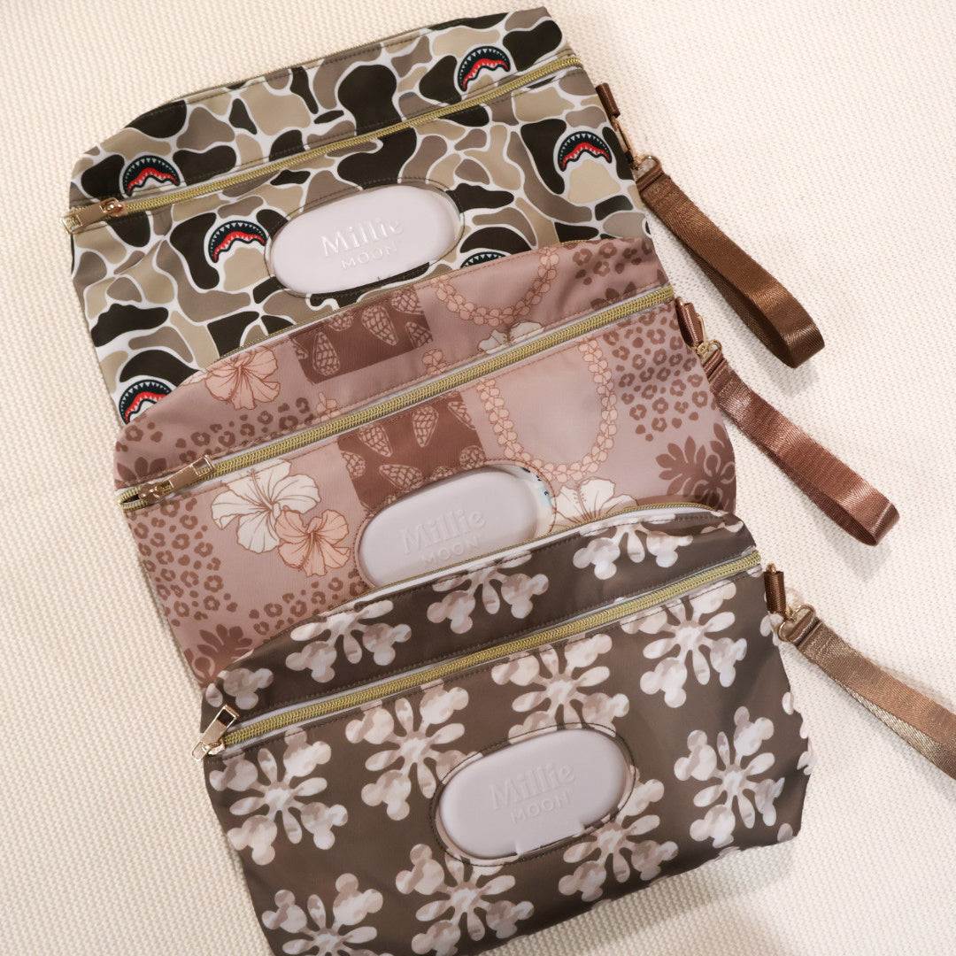 Wipes Clutch: Mouse Camo Quilt