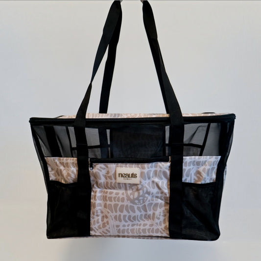 Fold Flat Carry All Tote: Seashell