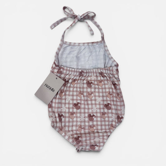 Halter Bodysuit- Palaka Minnie