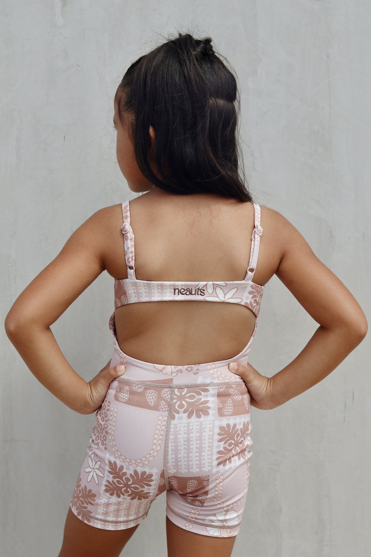 Gigi Jumpsuit: Mauve Quilt