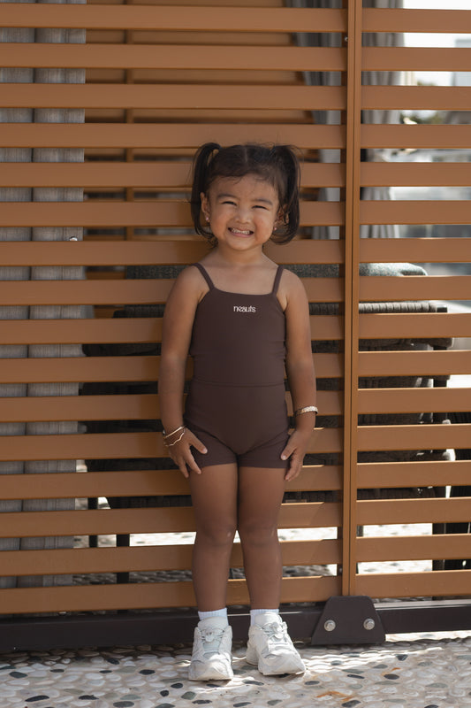 Rhya Romper (Keiki): Cocoa