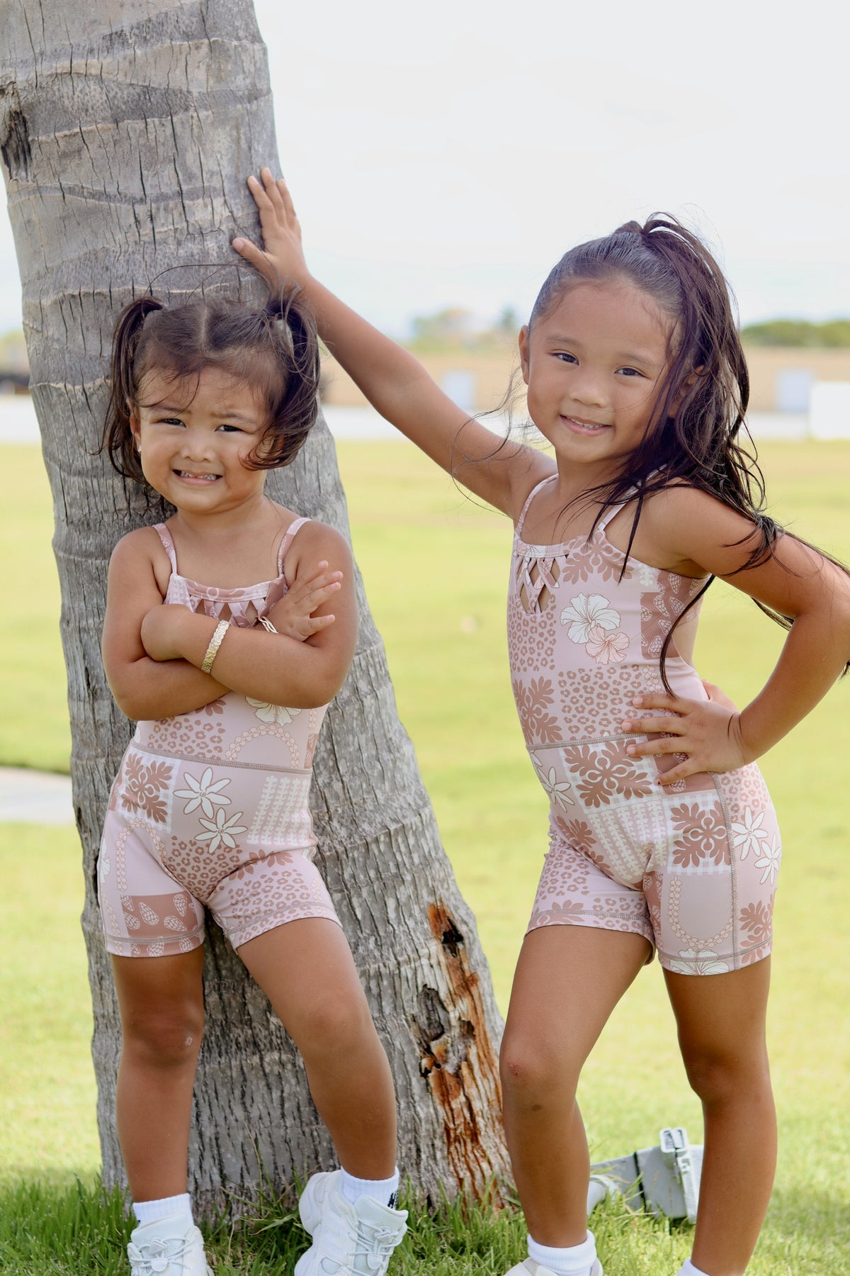Gigi Jumpsuit: Mauve Quilt